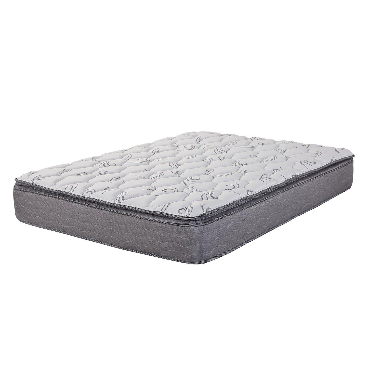 Rent to Own Woodhaven 12" Encore II Plush Pillow Top Queen Mattress with 9" Triton Foundation at